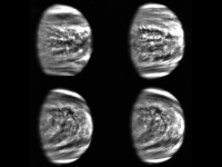Galileo images receding form Venus