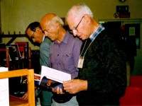 Perusing books