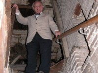 Allan on Athenium stairway