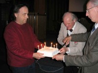 Cutting the cake