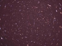 Southern polar star trails