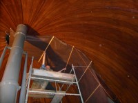 Rigging the sunshade