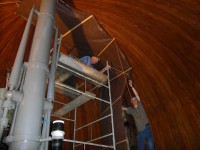 Rigging the sunshade