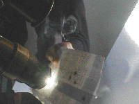 Fig. 8. Burning paper.