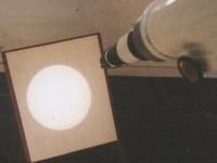 Fig 62. Mid transit with 76 mm refractor.